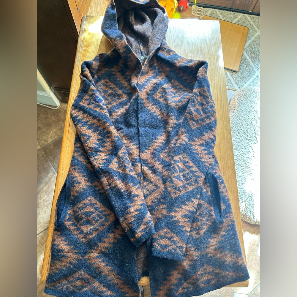 Toad&Co 100% Wool Hooded Jacket